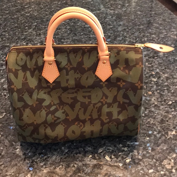 graffiti speedy louis vuitton